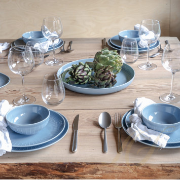 Тарелка гурман 26см коллекции Joyn Denim Blue бренда Rosenthal