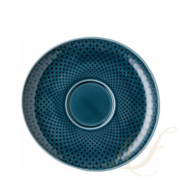 Чашка Café au Lait с блюдцем 0,40л коллекции Junto Ocean Blue бренда Rosenthal