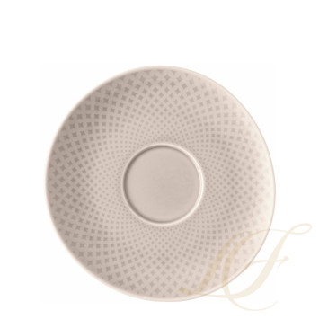 Чашка Café au lait с блюдцем 0,4л коллекции Junto Soft Shell бренда Rosenthal