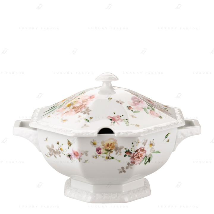 Супница 2,80л коллекции Maria Pink Rose бренда Rosenthal