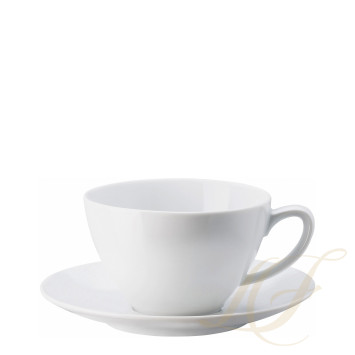 Чашка Café au Lait с блюдцем 0,44л коллекции Mesh бренда Rosenthal
