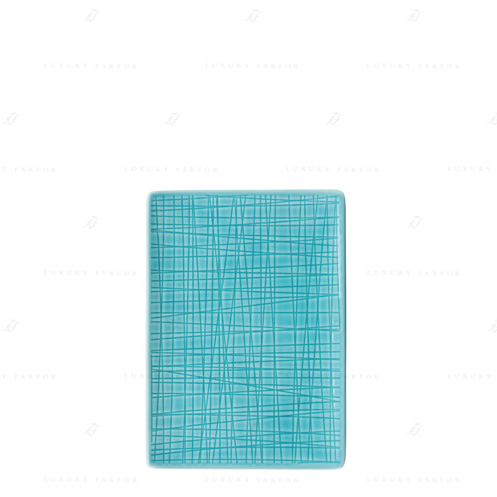 Блюдо прямоугольное 18см коллекции Mesh Colour 