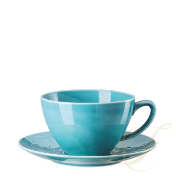 Чашка Café au Lait с блюдцем 0,44л коллекции Mesh Colour 