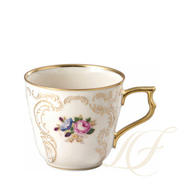 Чашка кофейная с блюдцем 0,21л коллекции Sanssouci Elfenbein Diplomat бренда Rosenthal