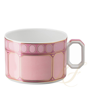 Чашка чайная с блюдцем 0,26л коллекции Signum by Swarovski 