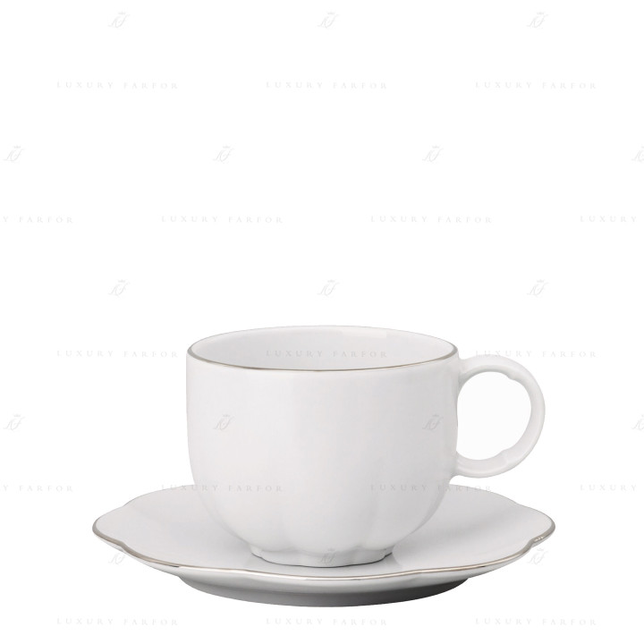 Чашка с блюдцем 0,3л коллекции Sonetto Platino бренда Rosenthal
