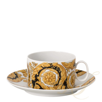 Чашка чайная с блюдцем 0,2л коллекции Barocco 92 бренда Rosenthal Versace
