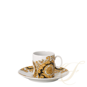 Чашка эспрессо с блюдцем 0,1л коллекции Barocco 92 бренда Rosenthal Versace