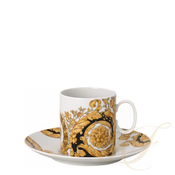 Чашка кофейная с блюдцем 0,23л коллекции Barocco 92 бренда Rosenthal Versace