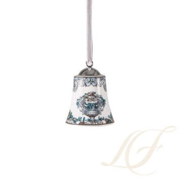 Фарфоровый колокольчик 7см коллекции La Coupe des Dieux Holiday бренда Rosenthal Versace