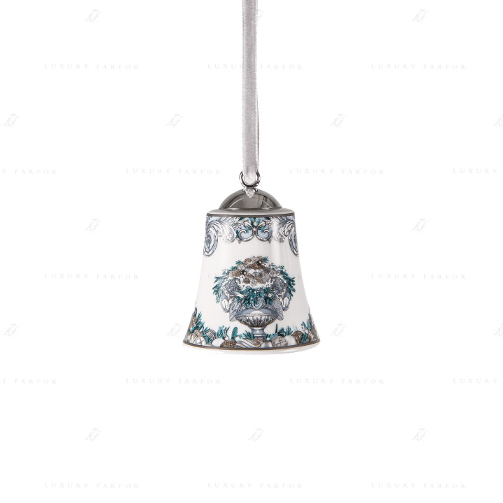 Фарфоровый колокольчик 7см коллекции La Coupe des Dieux Holiday бренда Rosenthal Versace