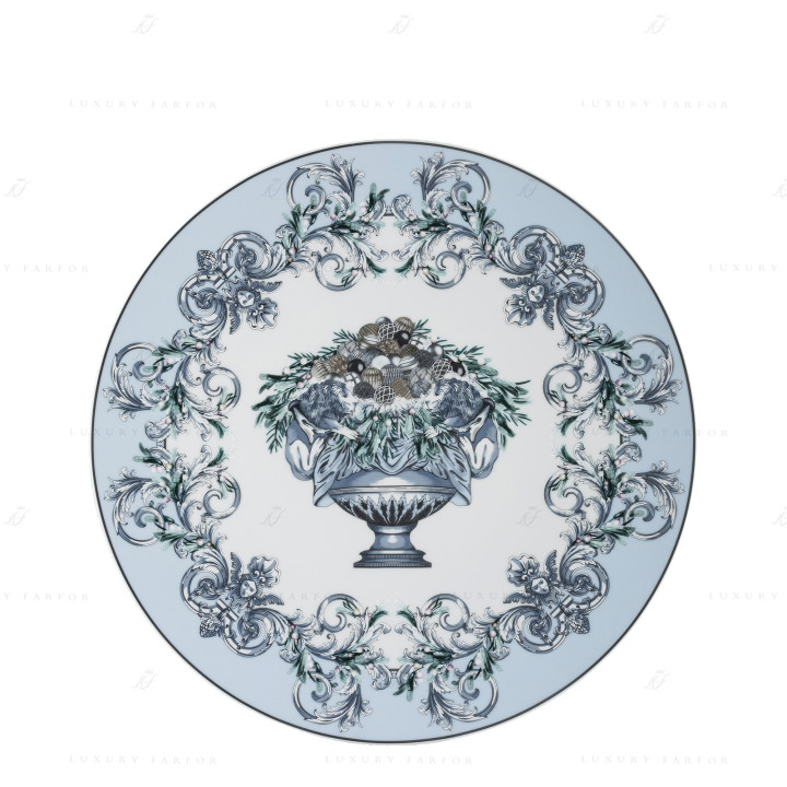 Тарелка рождественская 33см коллекции La Coupe des Dieux Holiday бренда Rosenthal Versace
