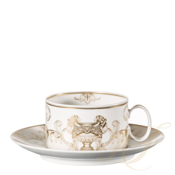 Чашка чайная с блюдцем 0,2л коллекции La Coupe des Dieux бренда Rosenthal Versace