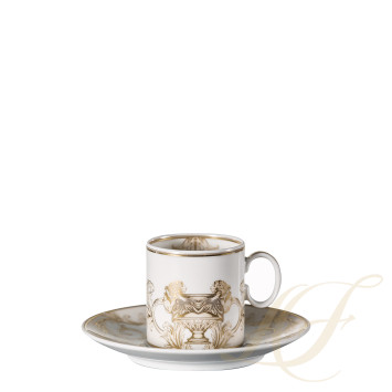 Чашка эспрессо с блюдцем 0,1л коллекции La Coupe des Dieux бренда Rosenthal Versace