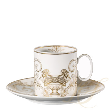 Чашка эспрессо с блюдцем и крышкой 0,1л коллекции La Coupe des Dieux бренда Rosenthal Versace