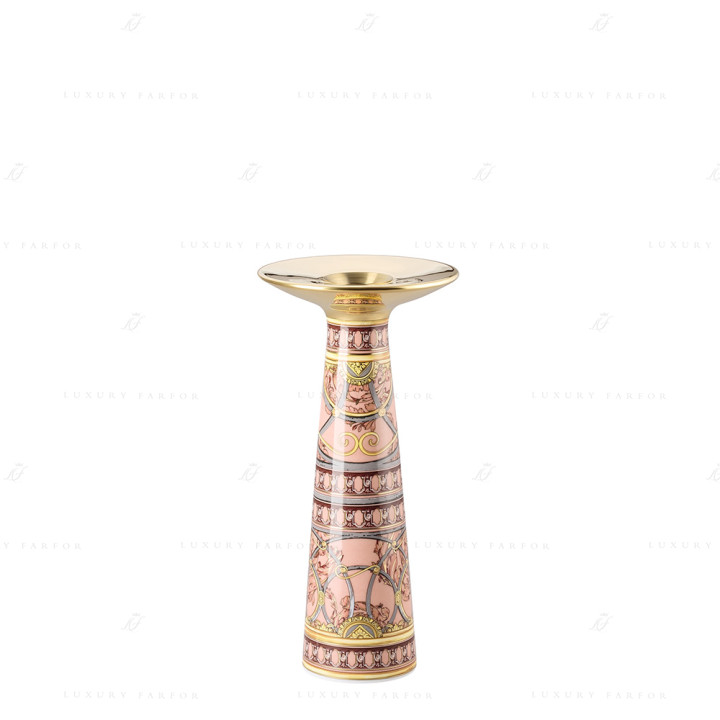 Ваза/подсвечник 20см коллекции La Scala del Palazzo - Rosa бренда Rosenthal Versace