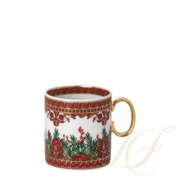 Чашка эспрессо с блюдцем 0,1л коллекции Love Baroque Holiday бренда Rosenthal Versace