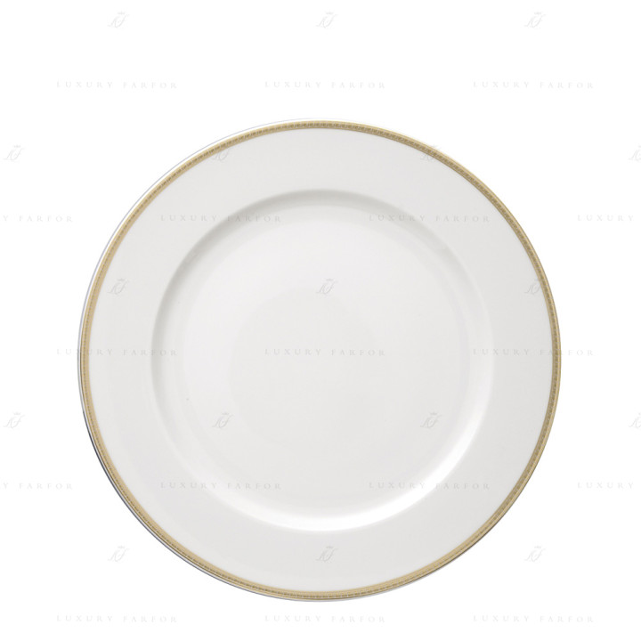 Тарелка подстановочная 30см коллекции Medaillon Meandre D'or бренда Rosenthal Versace