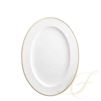 Блюдо овальное 34см коллекции Medaillon Meandre D'or бренда Rosenthal Versace