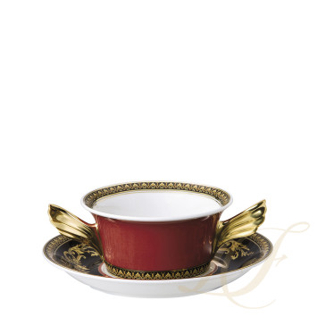 Чаша суповая с блюдцем 0,30л коллекции Medusa бренда Rosenthal Versace