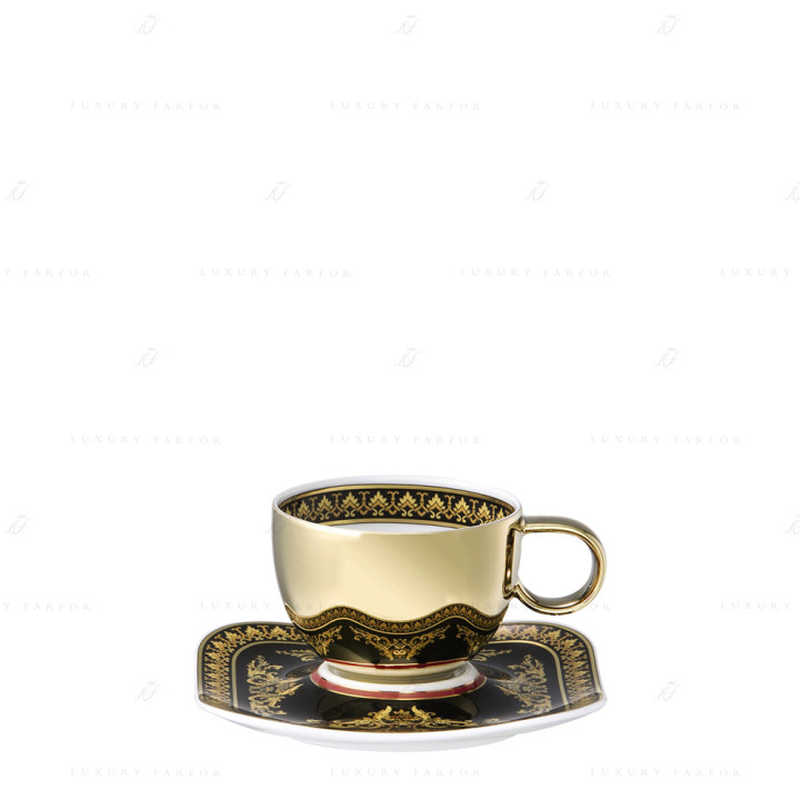 Чашка эспрессо с блюдцем 0,09л коллекции Medusa бренда Rosenthal Versace