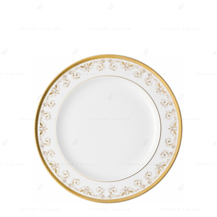 Тарелка главная 27см коллекции Medusa Gala Gold бренда Rosenthal Versace