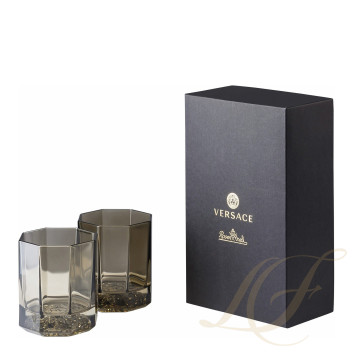 Набор из 2 стаканов для виски 170мл коллекции Medusa Lumiere Haze бренда Rosenthal Versace