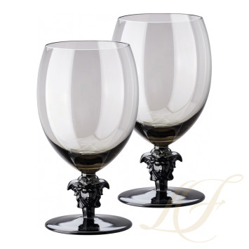 Набор из 2 Бокалов для воды 474мл коллекции Medusa Lumière Haze 2nd Edition бренда Rosenthal Versace