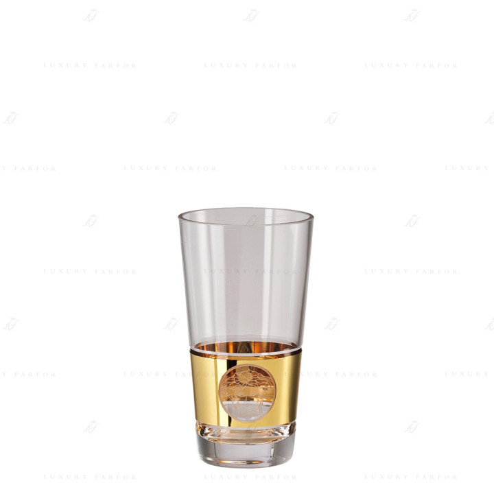 Стакан лонгдринк 0,41л коллекции Medusa Madness Oro бренда Rosenthal Versace