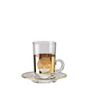 Чашка чайная с блюдцем 0,14л коллекции Medusa Madness Oro бренда Rosenthal Versace