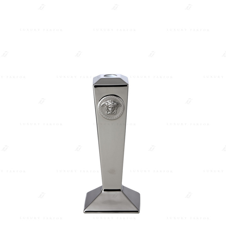 Подсвечник 20см коллекции Medusa platin бренда Rosenthal Versace
