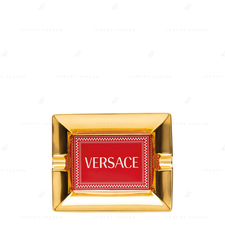 Пепельница 16см коллекции Medusa Rhapsody Red бренда Rosenthal Versace