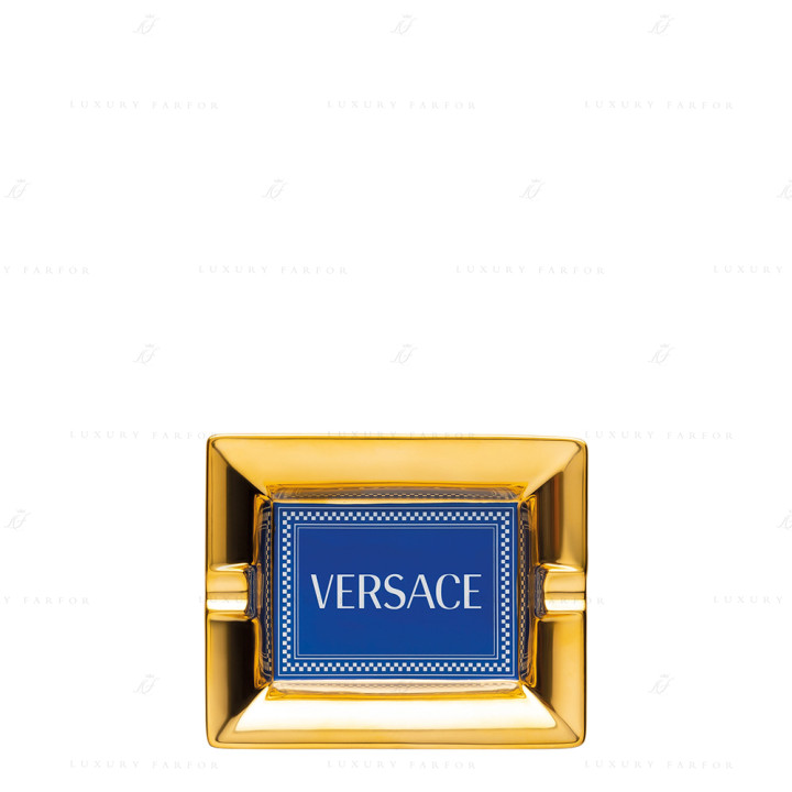 Пепельница 13см коллекции Medusa Rhapsody Blue бренда Rosenthal Versace