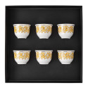 Набор из 6 кружек 0,08л коллекции Medusa Rhapsody бренда Rosenthal Versace