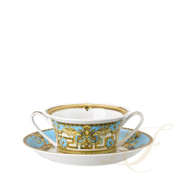 Чаша суповая с блюдцем 0,30л коллекции Prestige Gala Le Bleu бренда Rosenthal Versace