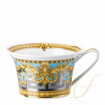 Чашка чайная с блюдцем 0,22л коллекции Prestige Gala Le Bleu бренда Rosenthal Versace