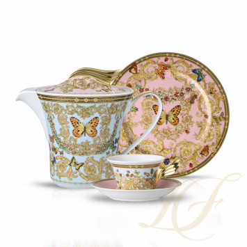 Чайный сервиз на 6 персон, 21 предмет коллекции Le Jardin de Versace бренда Rosenthal Versace