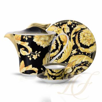 Чайный сервиз на 6 персон, 21 предмет коллекции Vanity бренда Rosenthal Versace