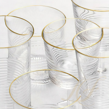 Бокал для вина 180мл коллекции Cadence Filet Or бренда St. Louis