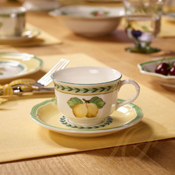 Чашка чайная с блюдцем 0,13л коллекции French Garden 