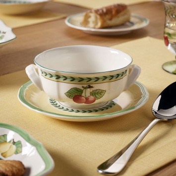 Чаша суповая с блюдцем 0,24л коллекции French Garden 