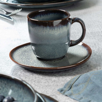 Блюдце для чашки кофейной 15,5см коллекции Lave Gris бренда VB