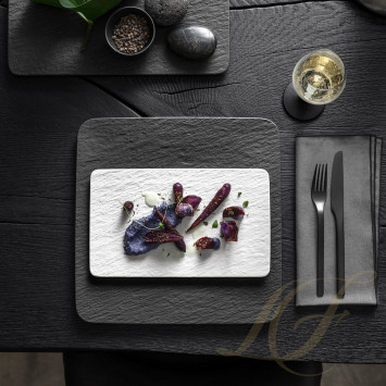 Тарелка многофункциональная 28см коллекции Manufacture Rock Blanc бренда VB