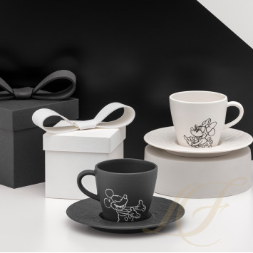 Чашка кофейная с блюдцем 0,16л, 2шт. коллекции Manufacture Rock - Mickey Mouse бренда VB