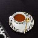 Чашка чайная с блюдцем 0,15л коллекции MetroChic бренда VB