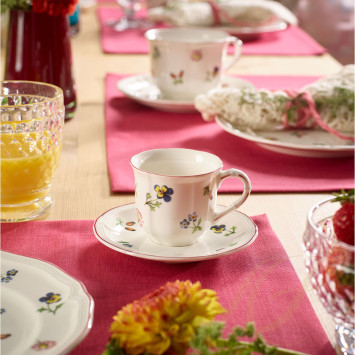 Чашка эспрессо с блюдцем 0,08л коллекции Petite Fleur бренда VB