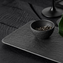 Набор 3 чаши для соуса с подносом 28см коллекции Manufacture Rock бренда Villeroy & Boch