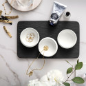 Набор 3 чаши для соуса с подносом 28см коллекции New Moon бренда Villeroy & Boch