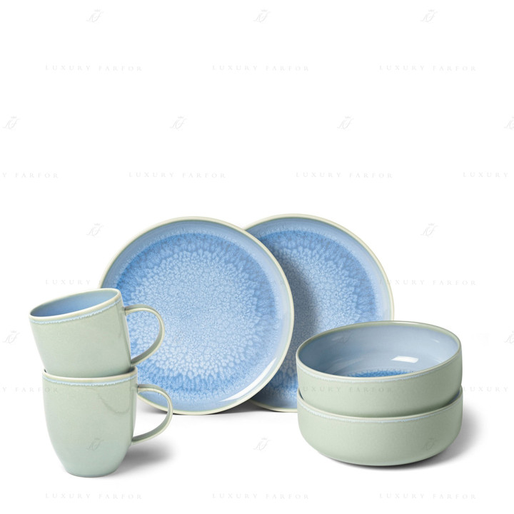 Набор из 6 предметов  коллекции Crafted Blueberry бренда VB