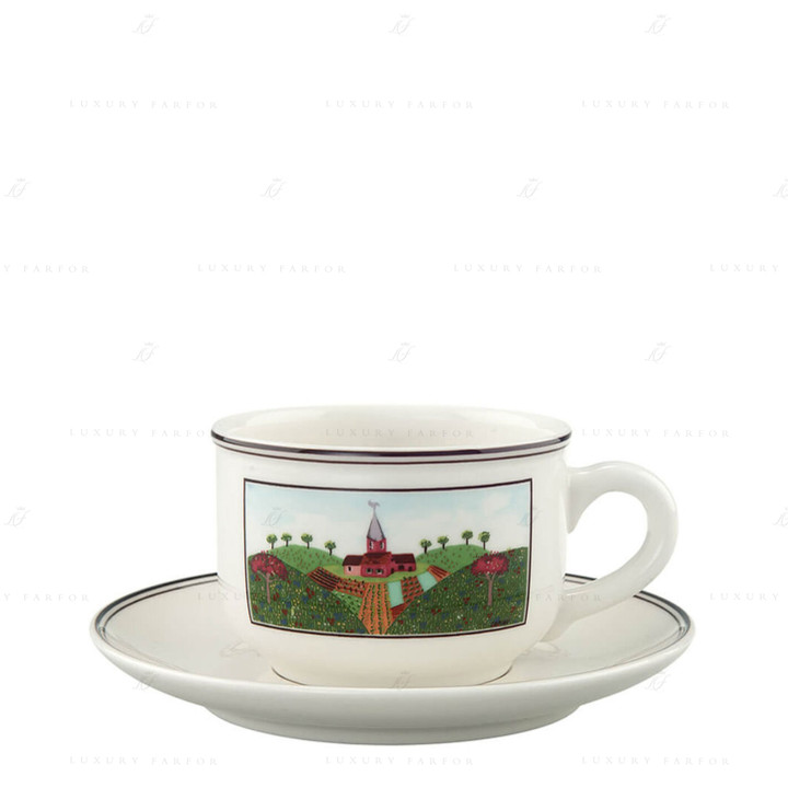 Чашка чайная с блюдцем 0,18л коллекции Design Naif бренда VB